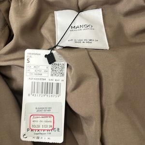 Genuine  leather jacket.